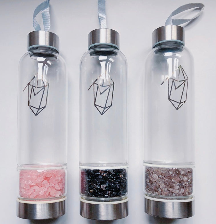 Manifestation Crystal Water Bottle